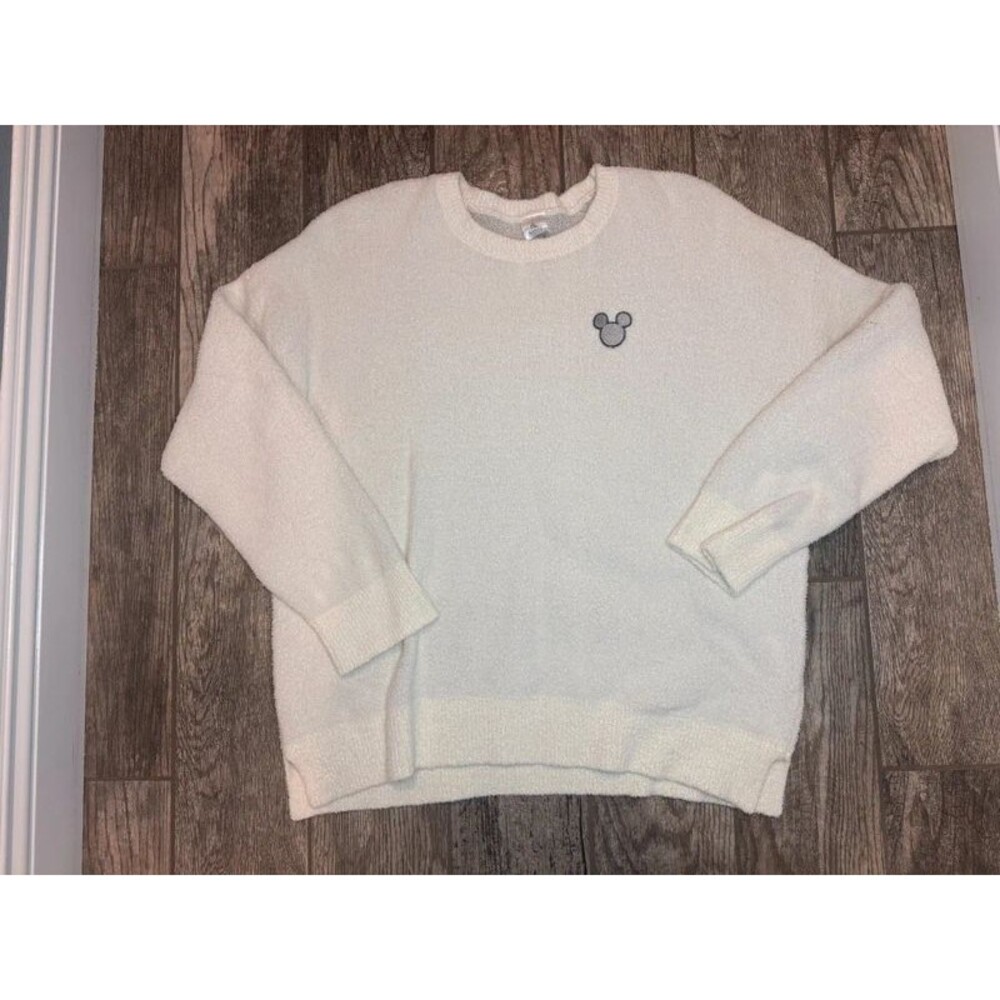 Disney Mickey Mouse Cream Cozy Oversized Sweater XL